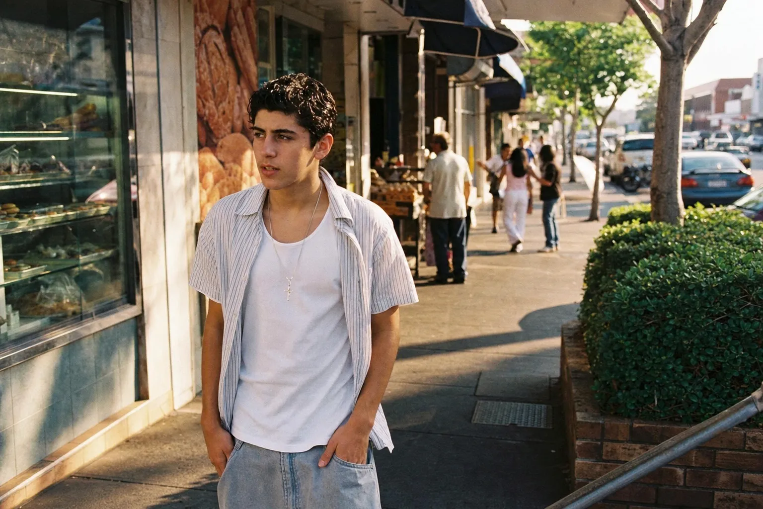 Documentary street photograph of a Lebanese-Australian teenager in Bankstown, 2005